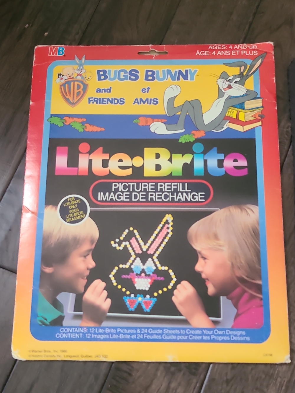 Lite-Brite Picture Refill -Bugs Bunny And Friends